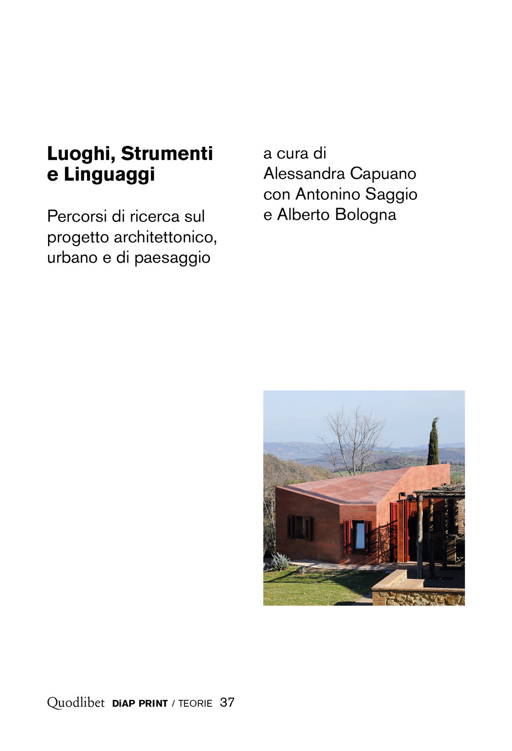 Luoghi, strumenti e linguaggi. Percorsi di ricerca sul progetto architettonico, urbano e di paesaggio