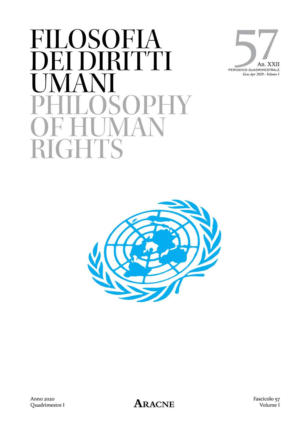 Filosofia dei Diritti umani-Philosophy of human rights. Vol. 57