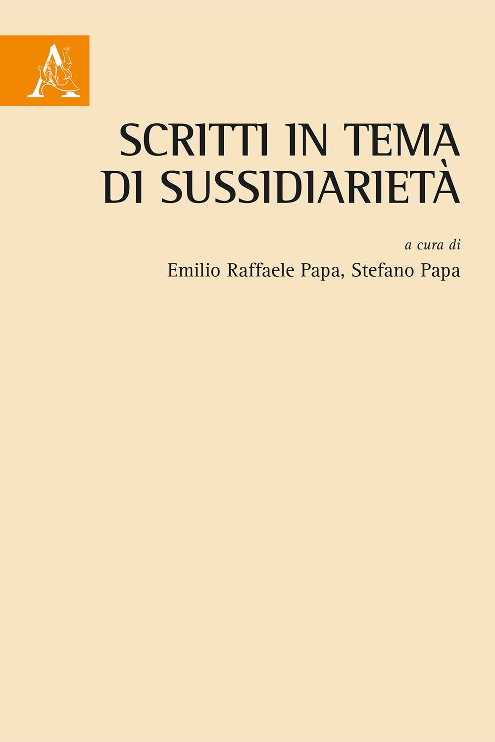 Scritti in tema di sussidiarietà