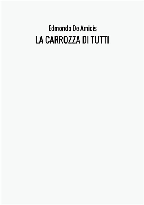 La carrozza di tutti