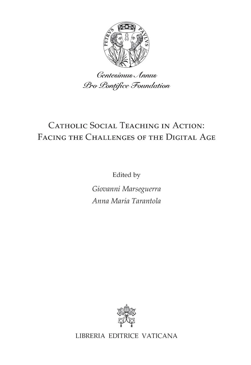 Catholic social teaching in action: facing the challenges of the digital age