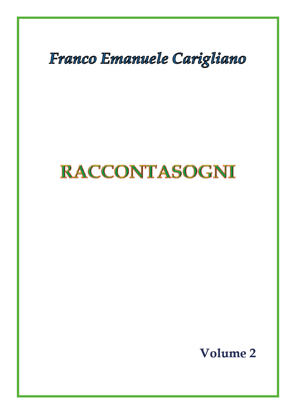 Raccontasogni. Vol. 2