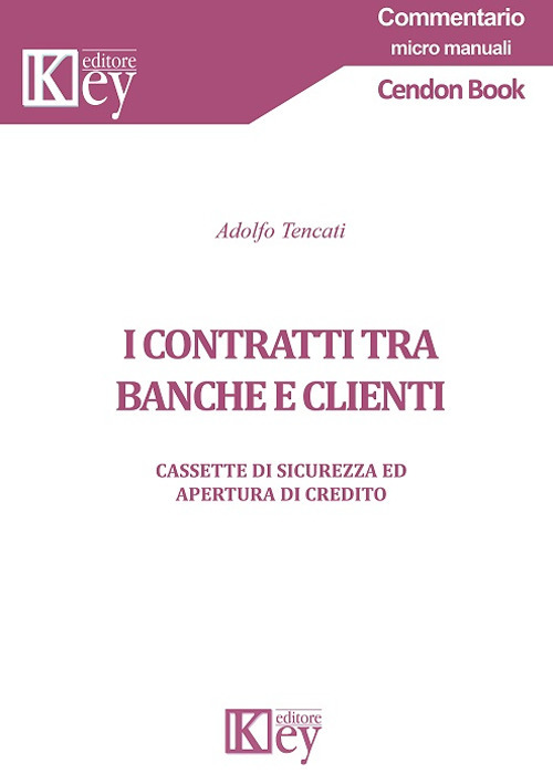 I contratti tra banche e clienti. Cassette di sicurezza ed apertura di credito