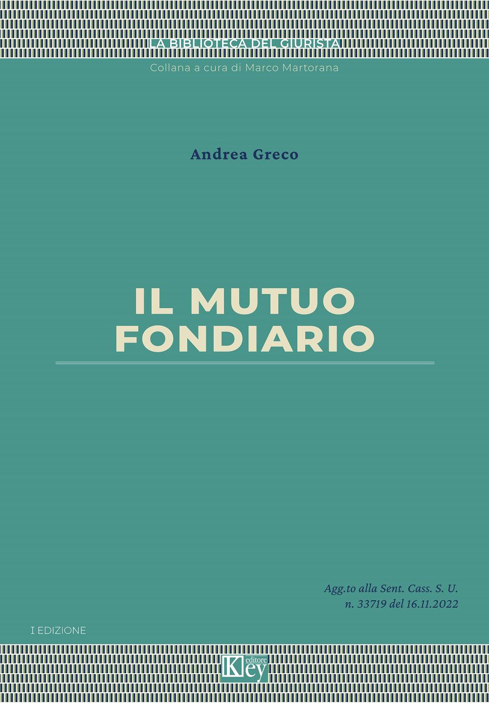 Il mutuo fondiario