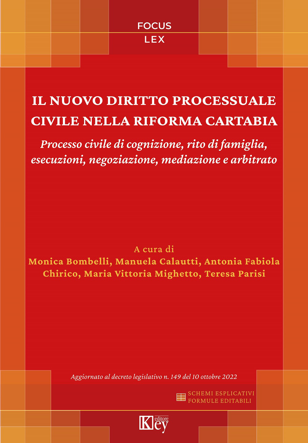 Il nuovo diritto processuale civile nella riforma Cartabia. Processo civile di cognizione, rito di famiglia, esecuzioni, negoziazione, mediazione e arbitrato