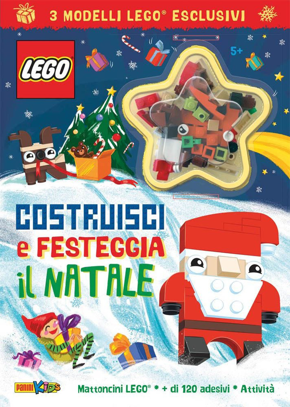 Costruisci e festeggia il Natale! Lego. Con adesivi. Ediz. a colori. Con set LEGO®