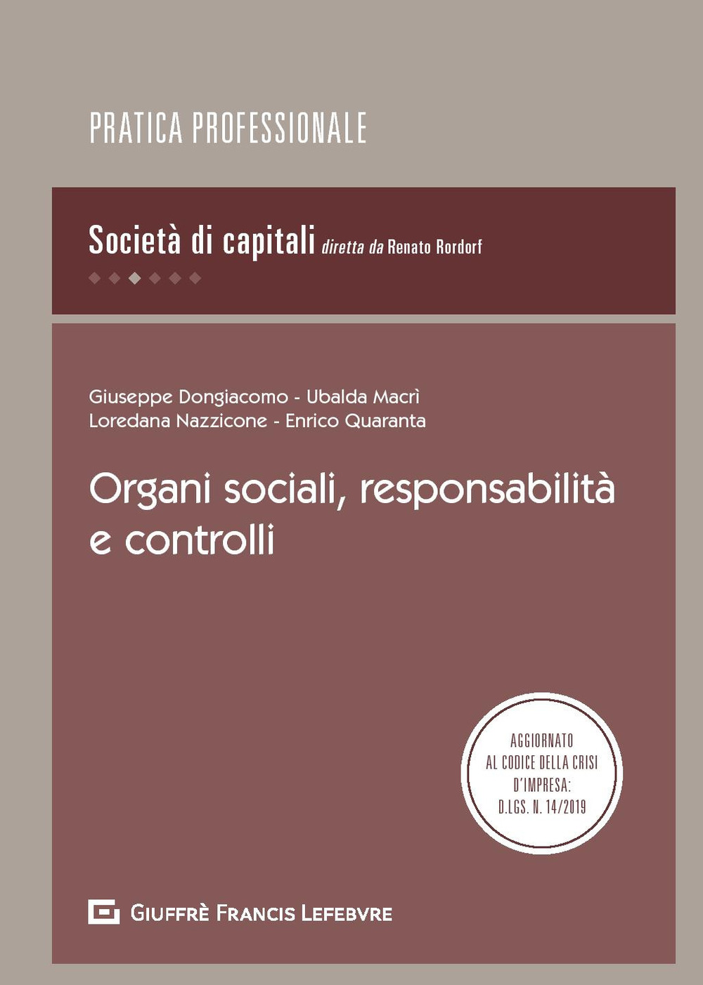 Organi sociali, responsabilità e controlli