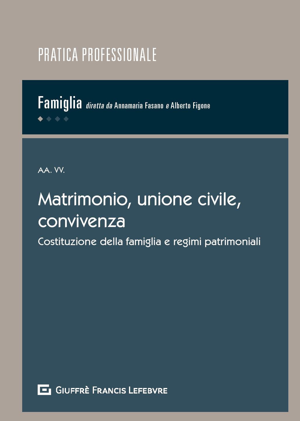 Matrimonio, unione civile, convivenza. Costituzione della famiglia e regimi patrimoniali