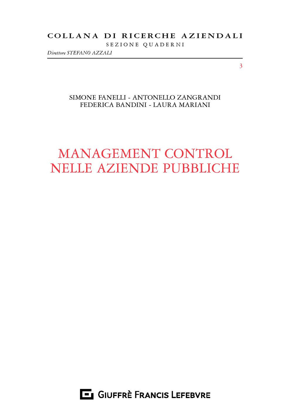 Management control nelle aziende pubbliche