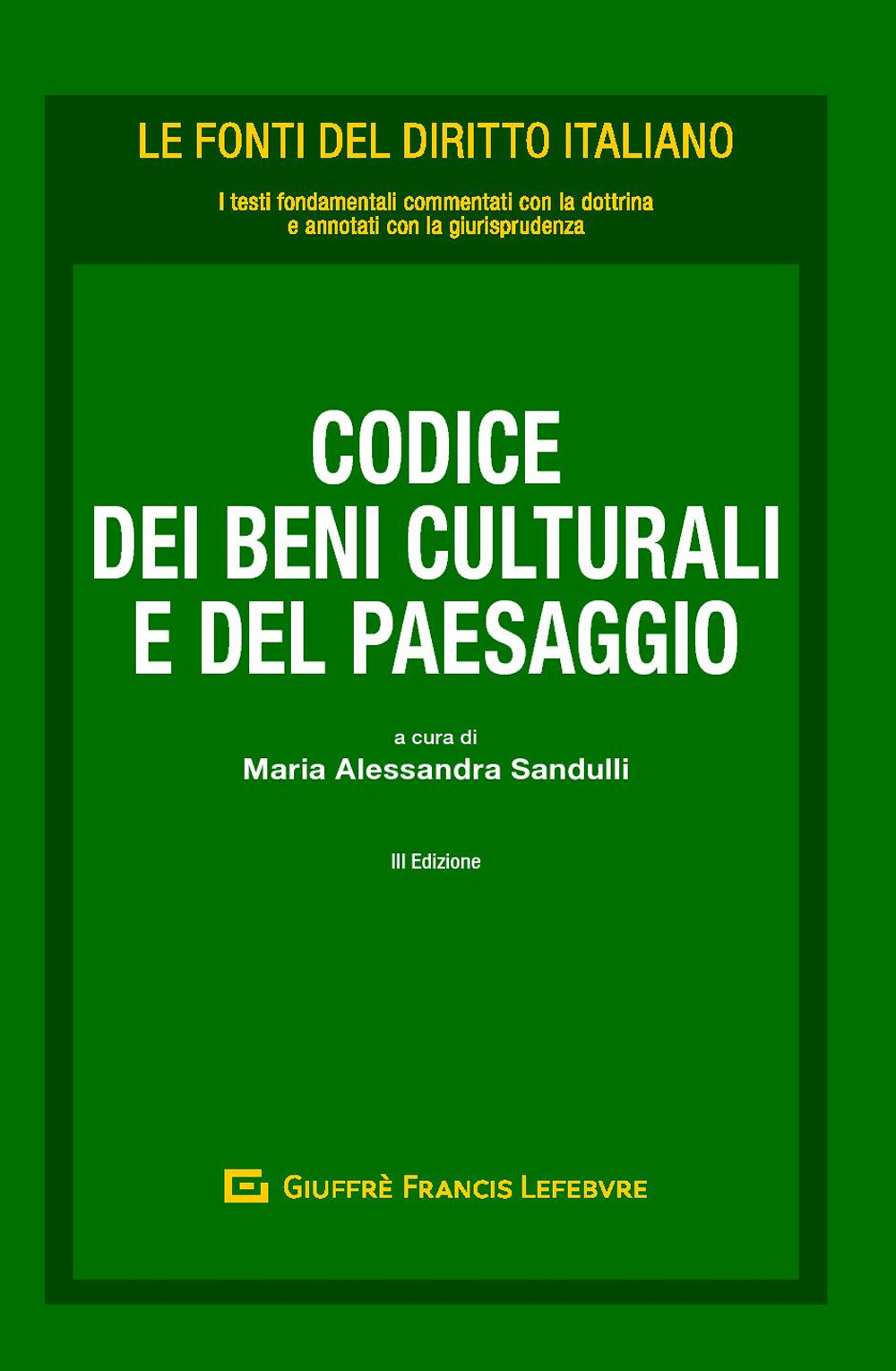 Codice dei beni culturali e del paesaggio