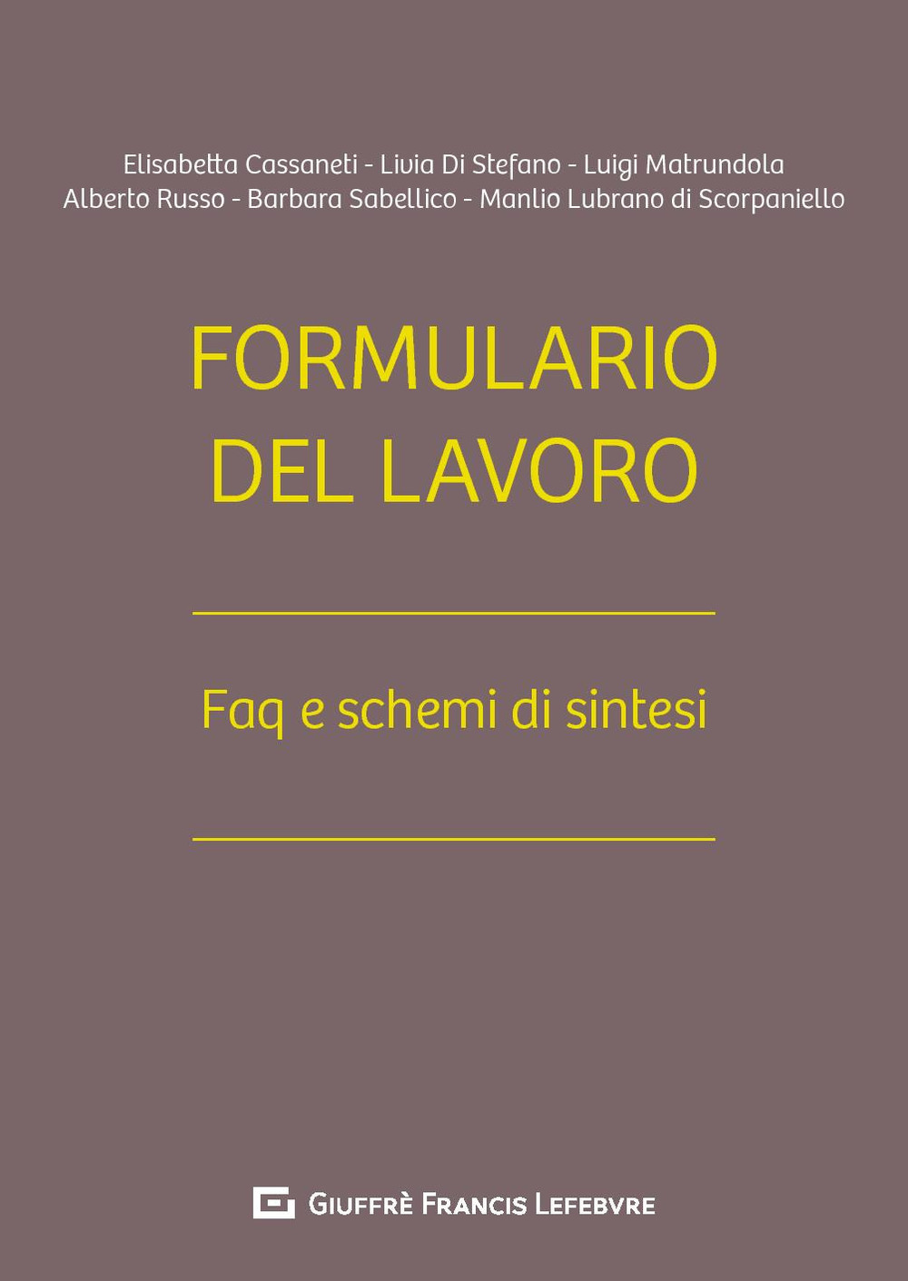 Formulario del lavoro. Faq e schemi di sintesi