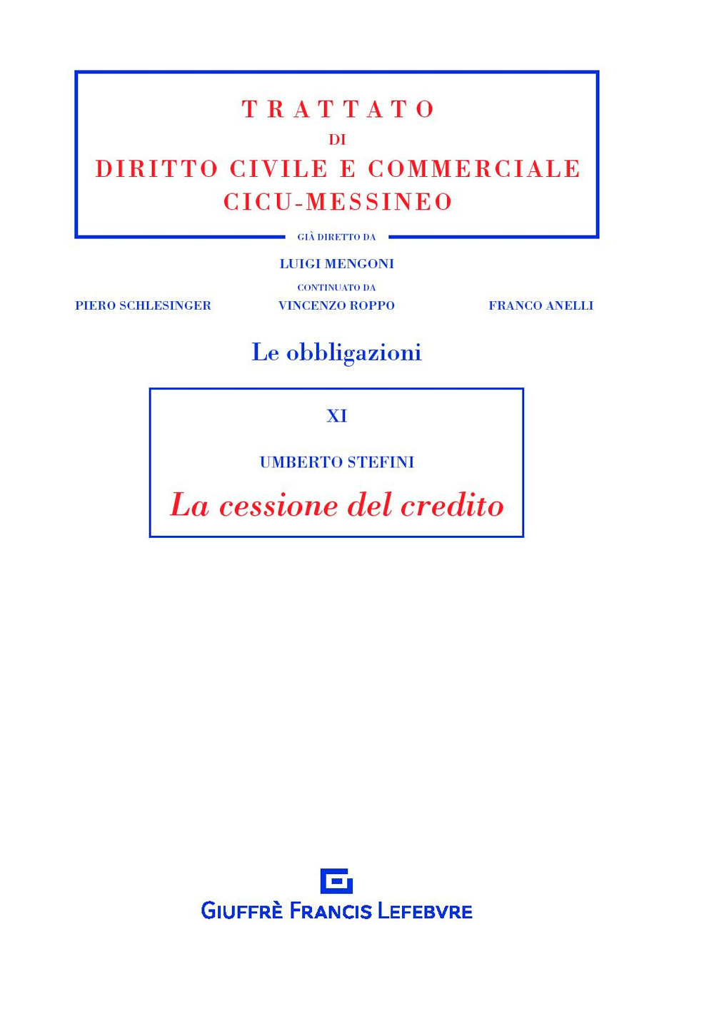 La cessione del credito