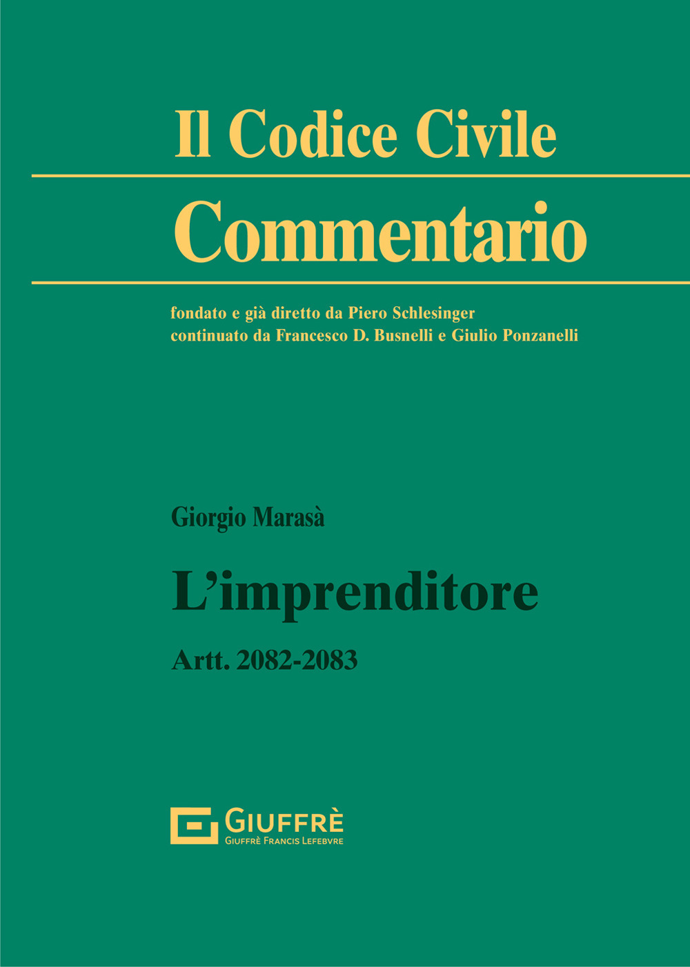 L'imprenditore. Artt. 2082-2083 c.c.