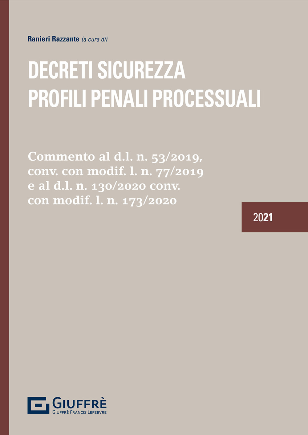 Decreti sicurezza. Profili penali e processuali