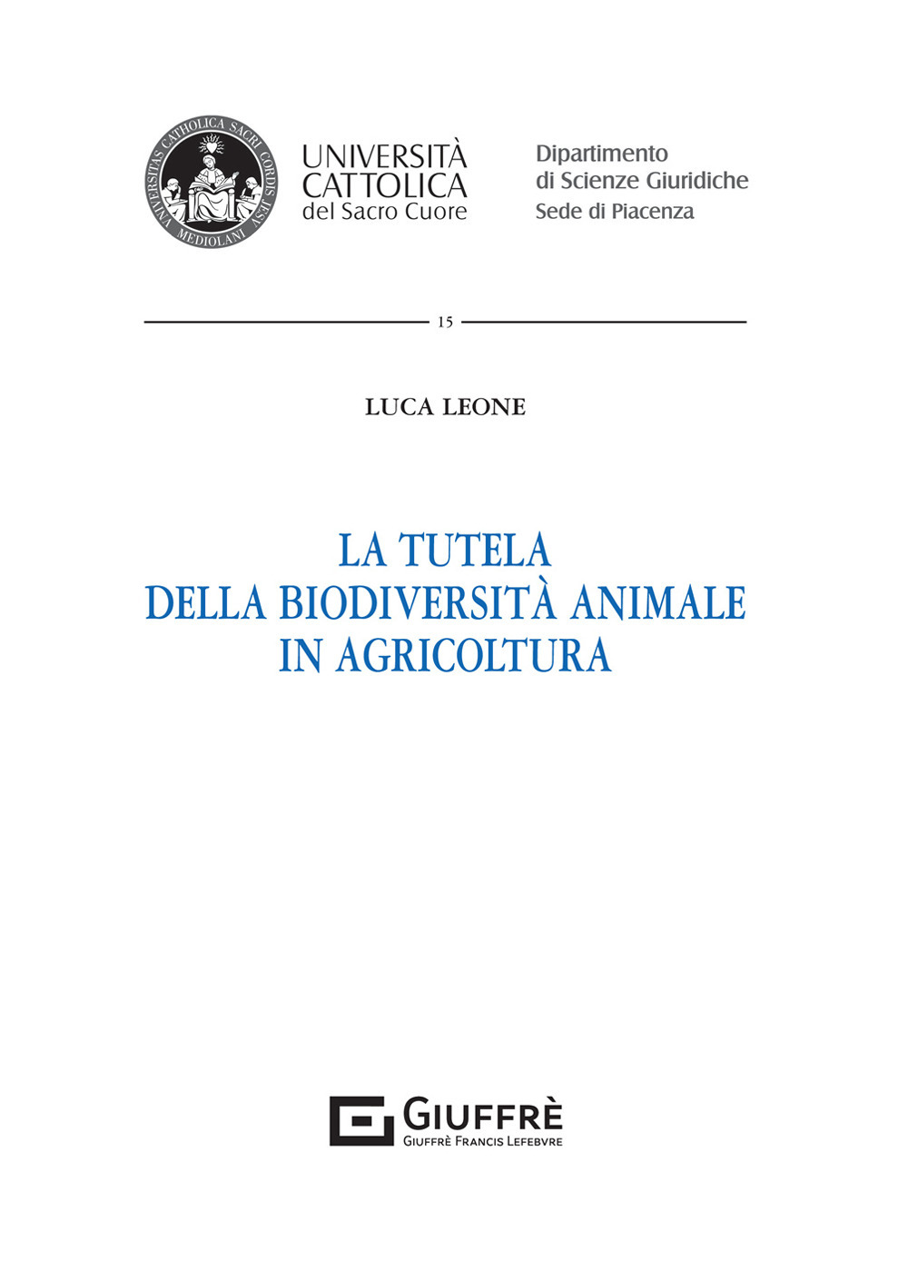 La tutela della biodiversità animale in agricoltura