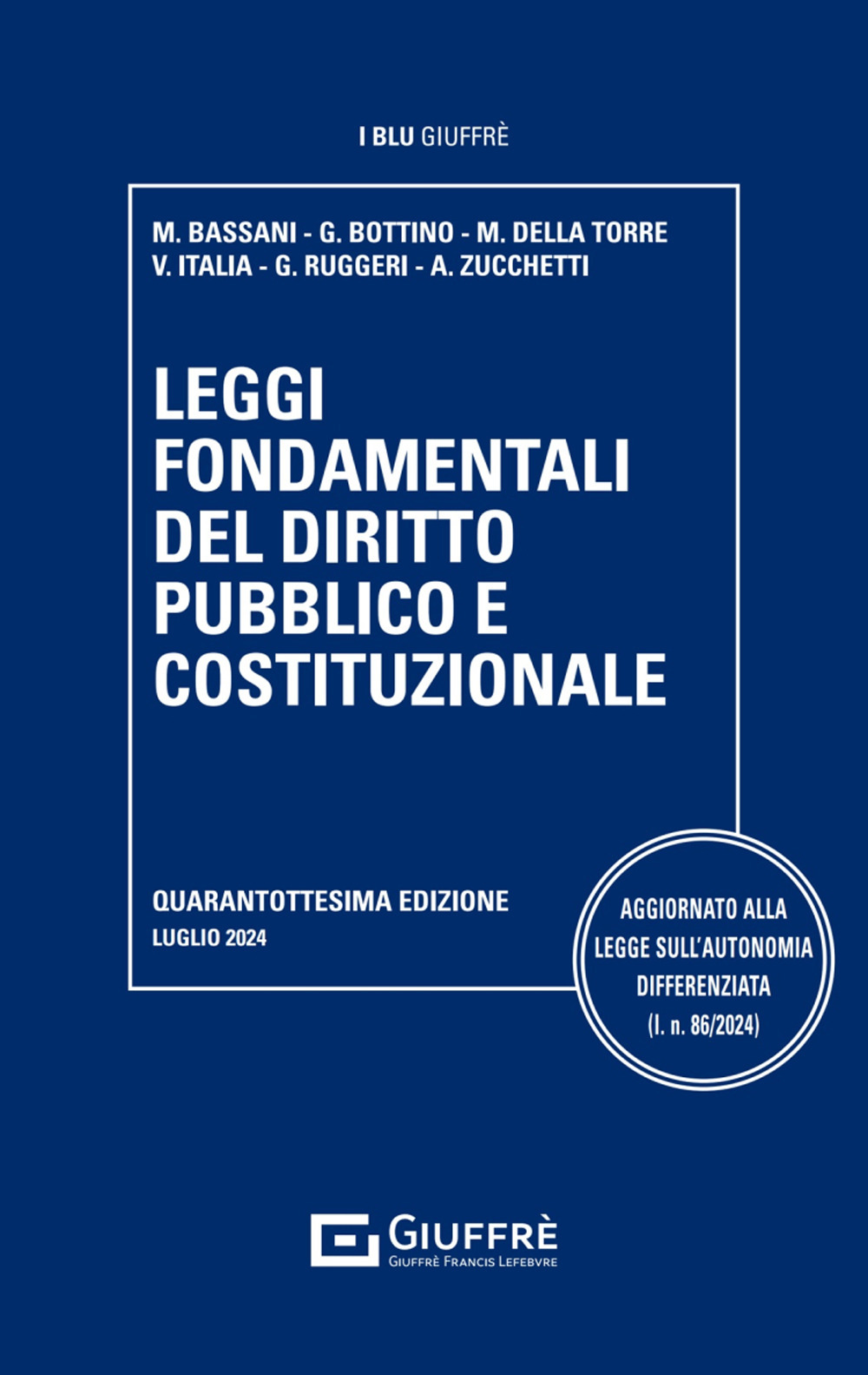 Leggi fondamentali del diritto pubblico e costituzionale