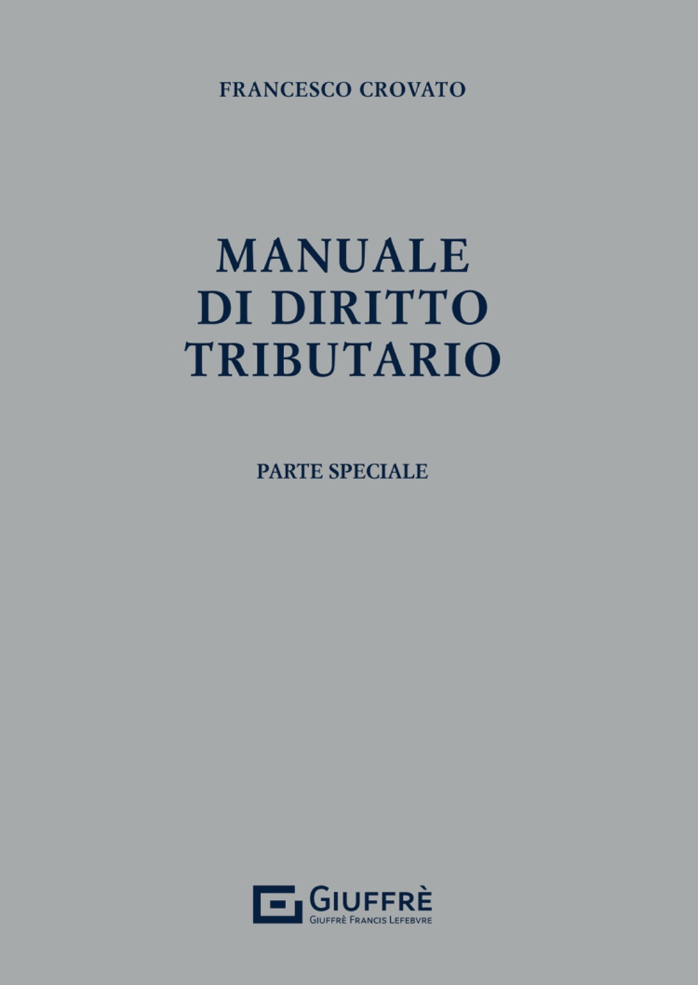 Manuale di diritto tributario