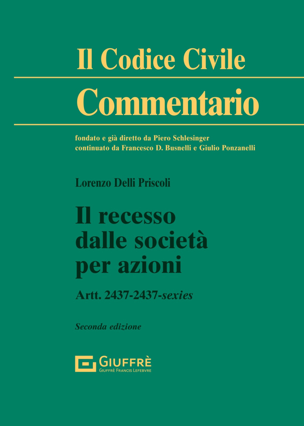 Il recesso dalle società per azioni