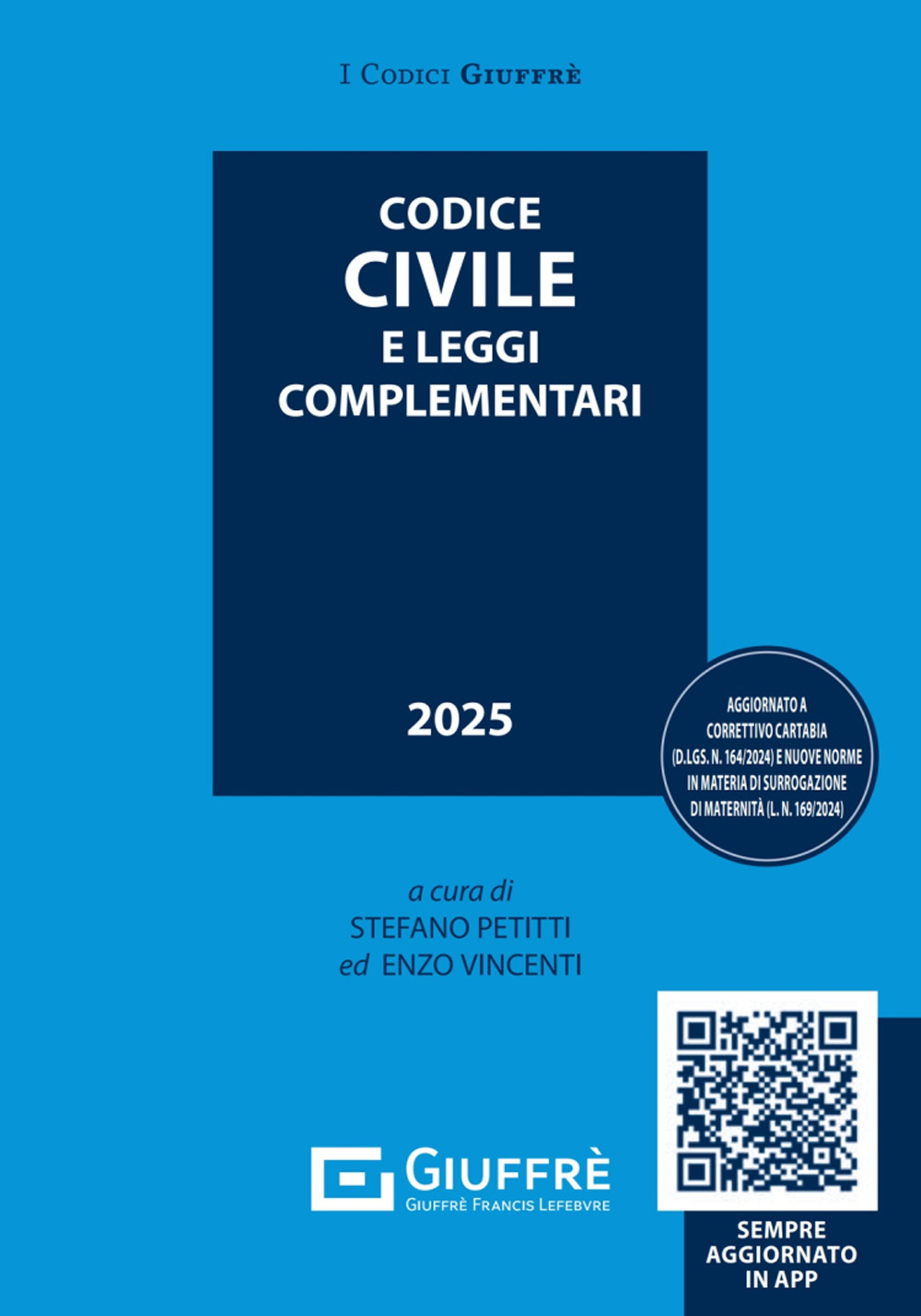 Codice civile e leggi complementari. Con QR Code