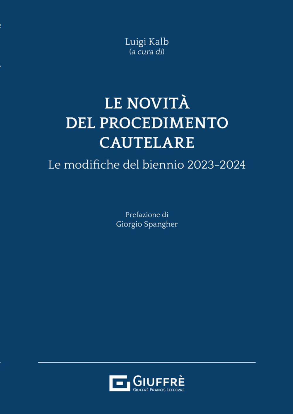 Le novità del procedimento cautelare. Le modifiche del biennio 2023-2024