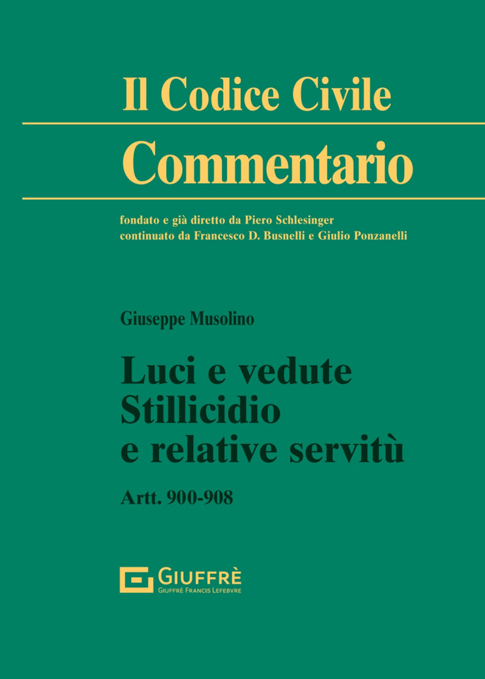 Luci e vedute, stillicidio e relative servitù