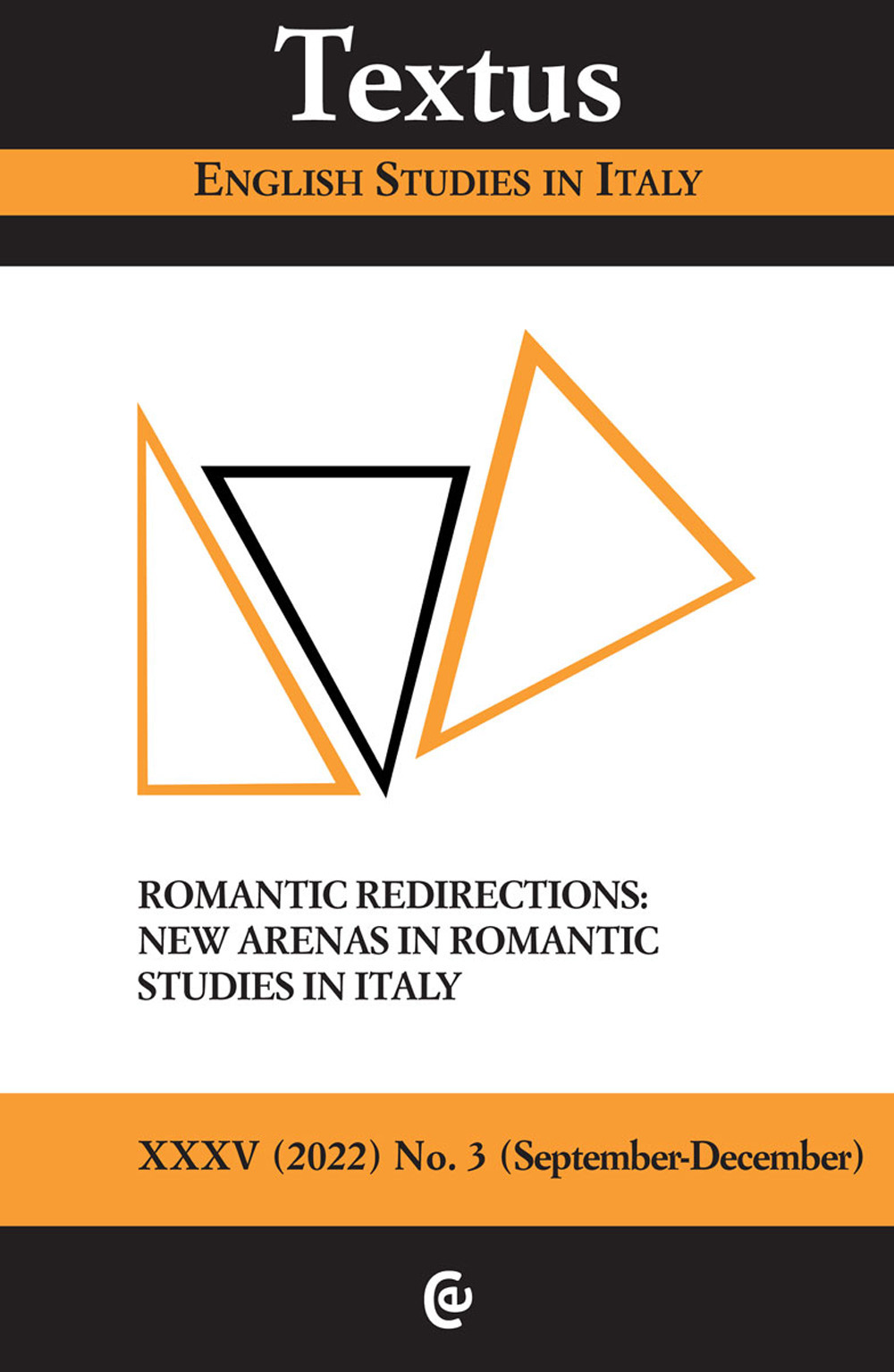 Textus. English studies in Italy (2022). Vol. 3: Romantic redirections: new arenas in romantic studies in Italiy