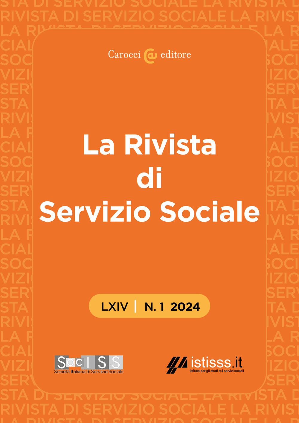 La rivista di servizio sociale (2024). Vol. 1