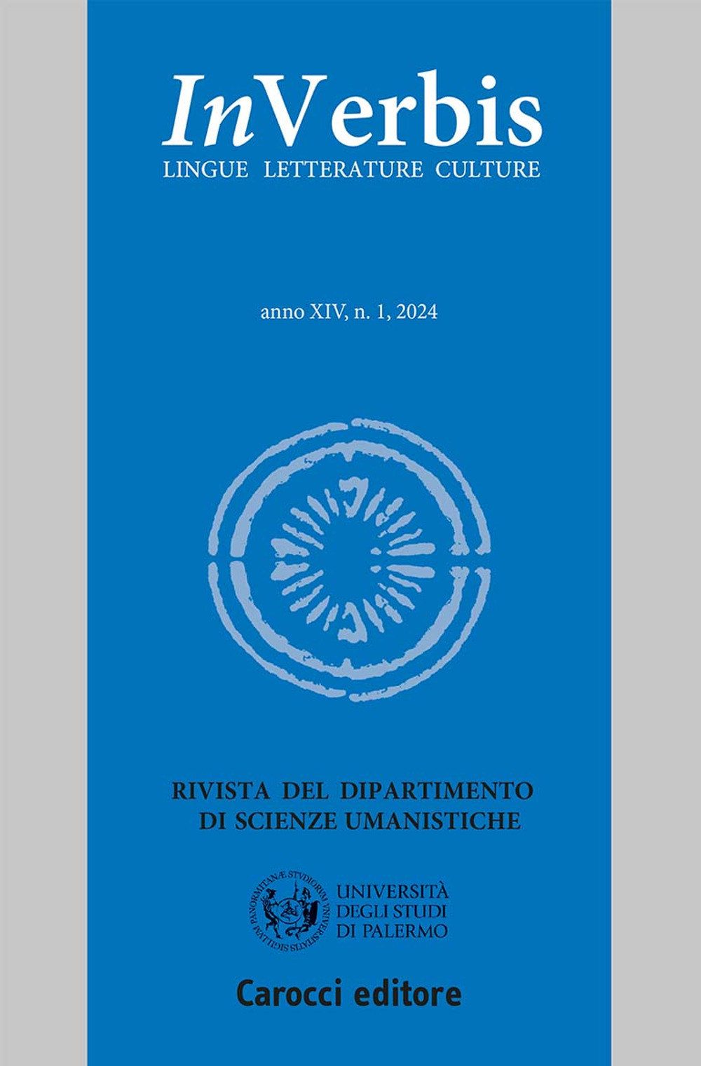 Inverbis. Lingue letterature culture (2024). Vol. 1