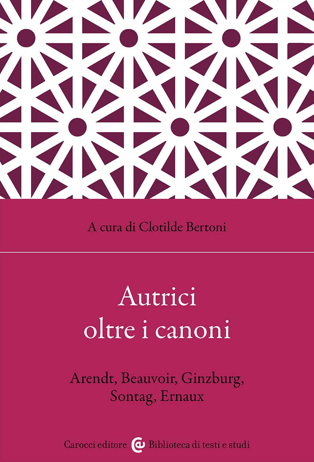 Autrici oltre i canoni. Arendt, Beauvoir, Ginzburg, Sontag, Ernaux