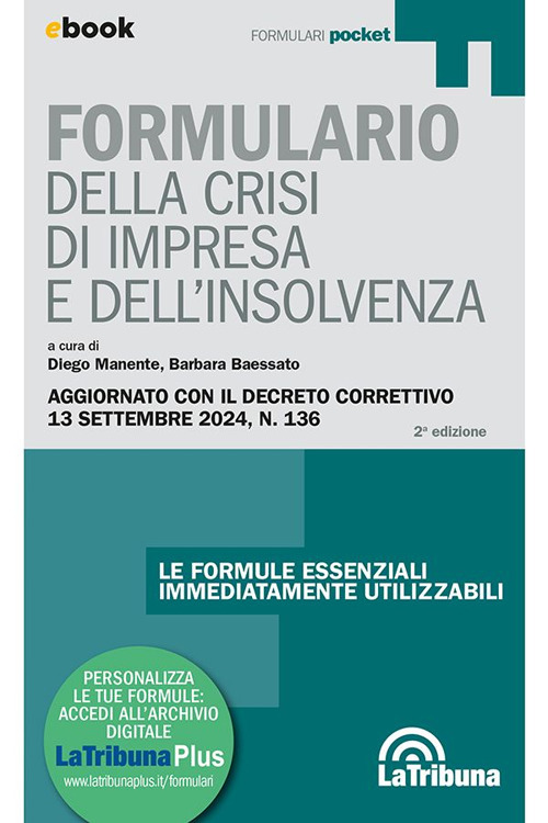 Formulario della crisi d'impresa e dell'insolvenza