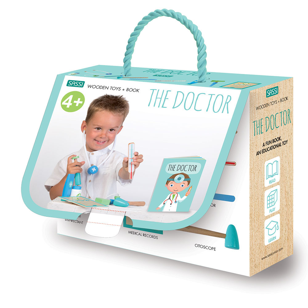 The doctor. Wooden toys. Ediz. a colori. Con Giocattolo