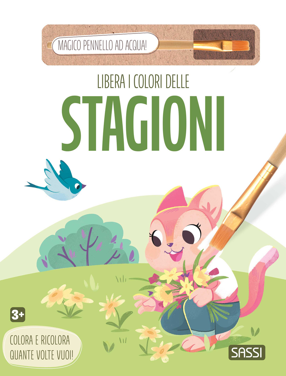 Libera i colori delle stagioni. Ediz. illustrata. Con magico pennello ad acqua