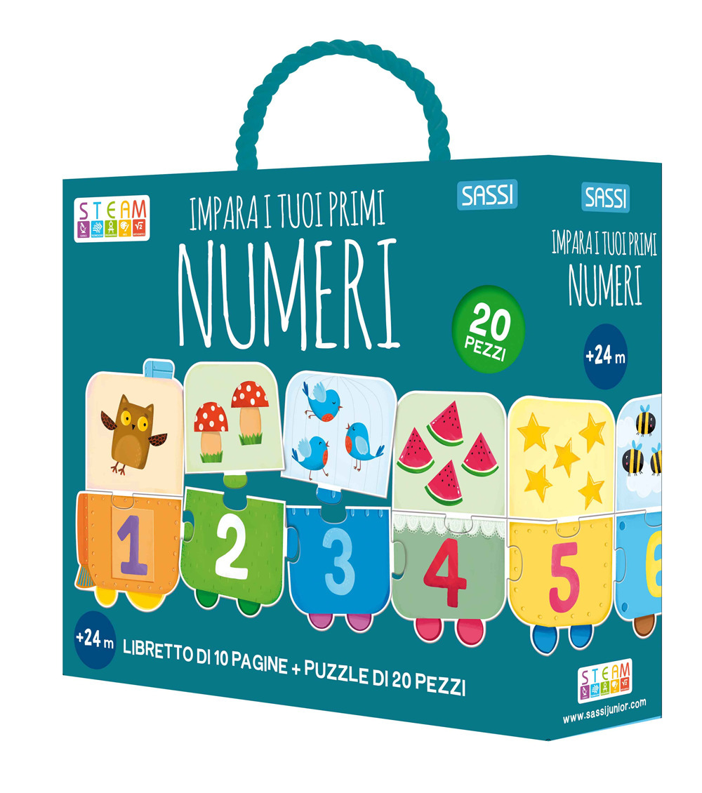 Impara i tuoi primi numeri. Ediz. a colori. Con puzzle