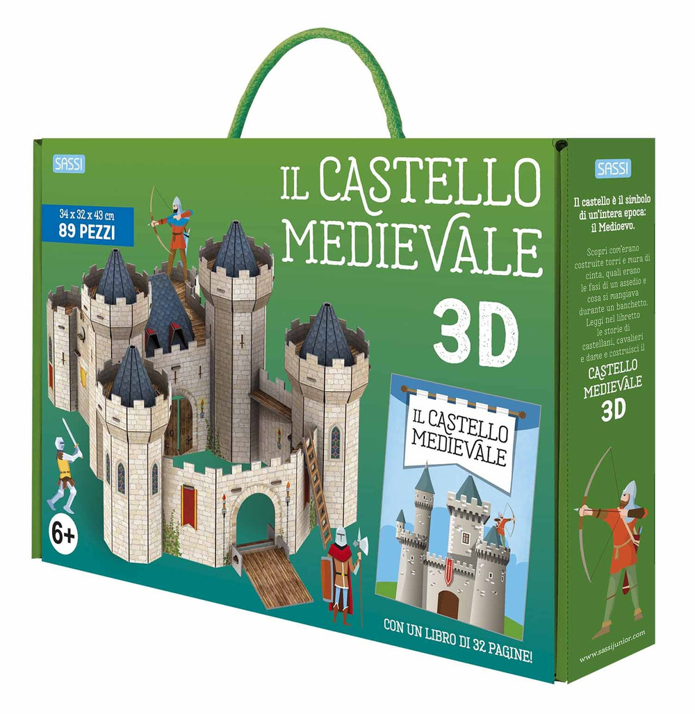 Il castello medievale 3D. Ediz. a colori. Con modellino 3D da costruire