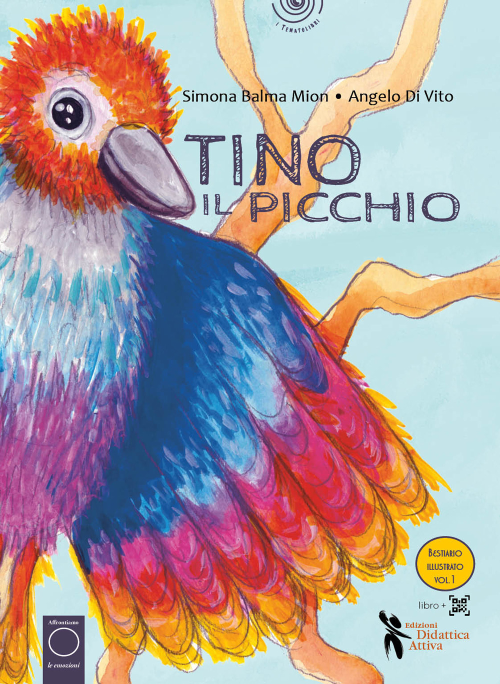 Tino il picchio. Ediz. a colori. Con QR code per attività e video