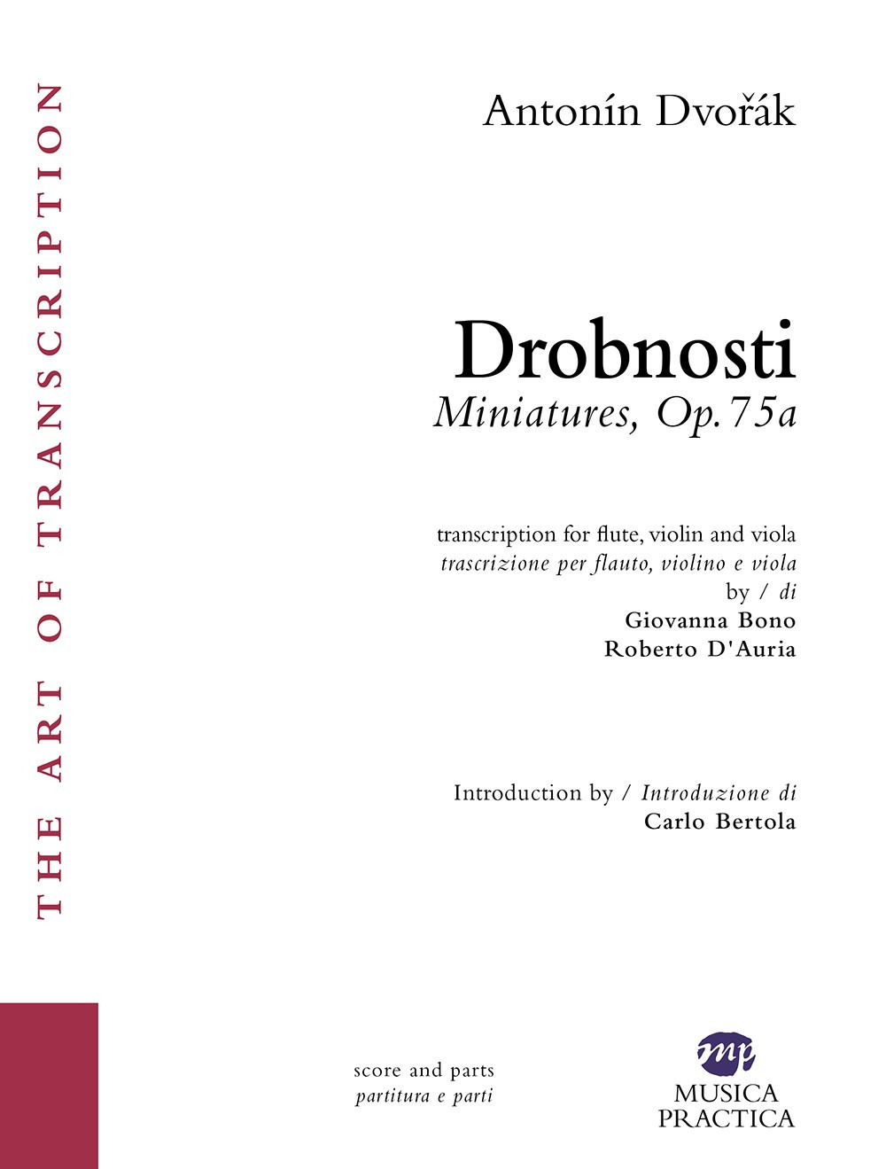 Drobnosti. Miniatures, op.75a. Partitura