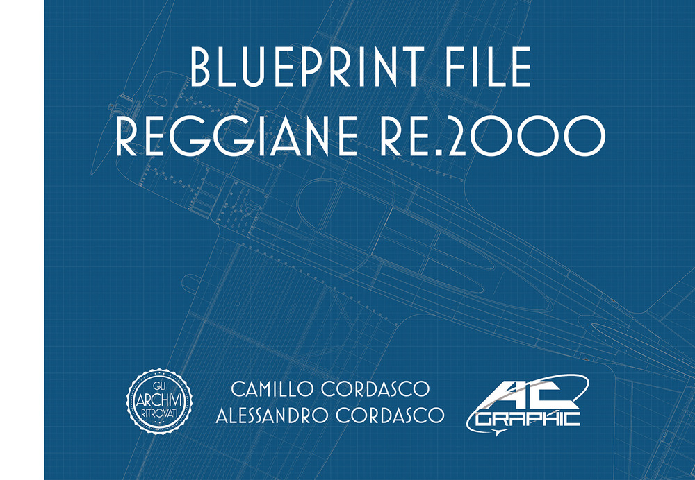 blueprint file - Reggiane RE2000. Ediz. bilingue