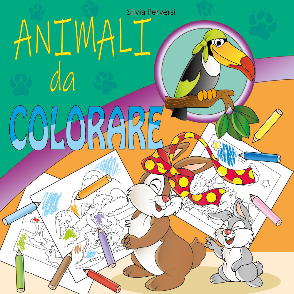 Animali da colorare. Ediz. illustrata