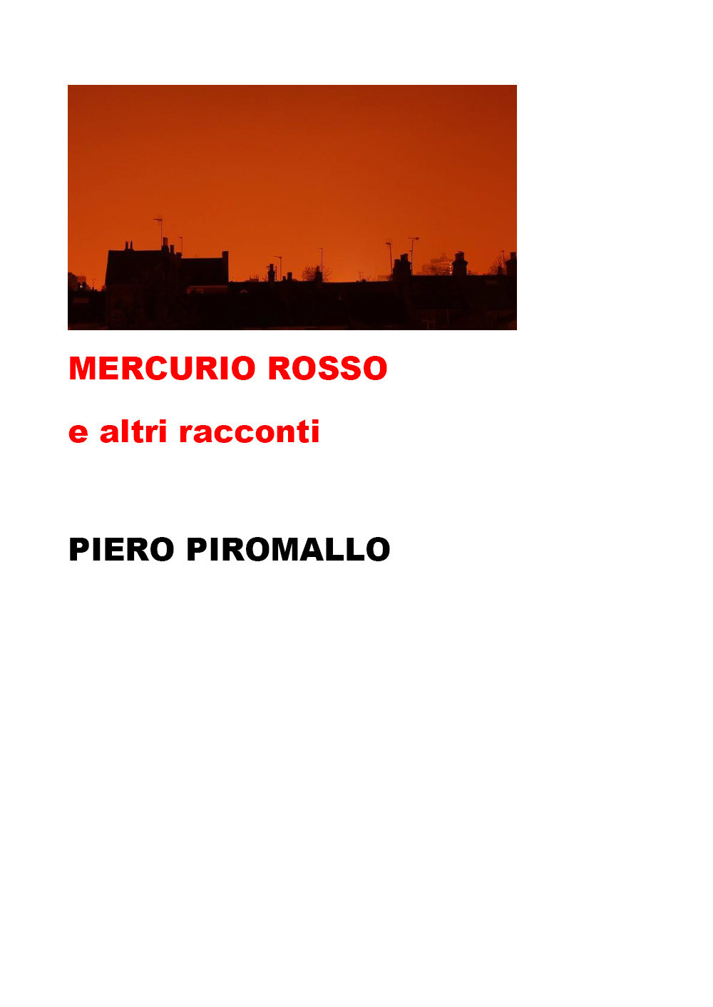 Mercurio Rosso e altri racconti