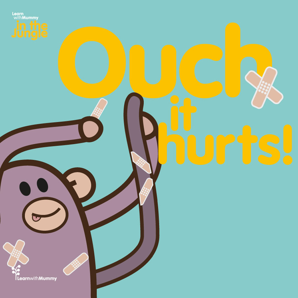 Learn with Mummy in the jungle. Ediz. illustrata. Vol. 5: Ouch it hurts!