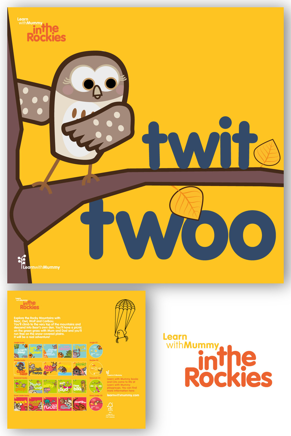 Learn with Mummy in the Rockies. Ediz. illustrata. Vol. 2: Twit twoo