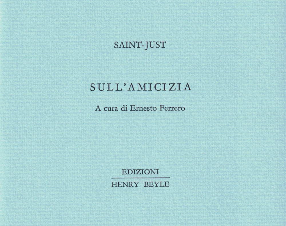 Sull'amicizia