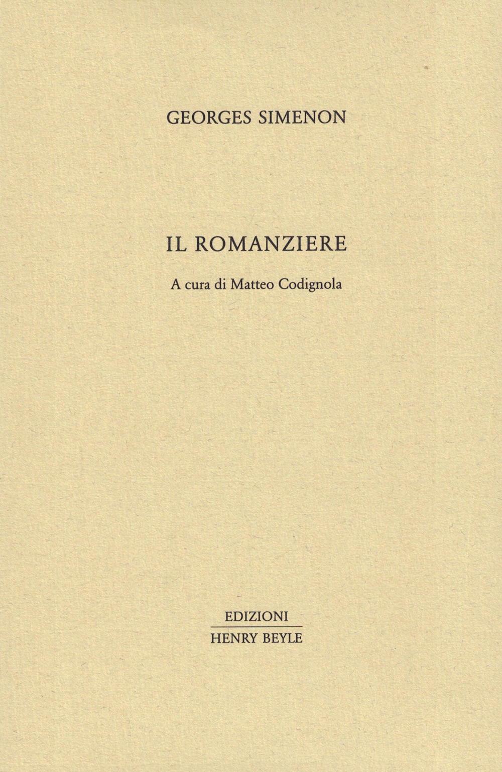 Il romanziere