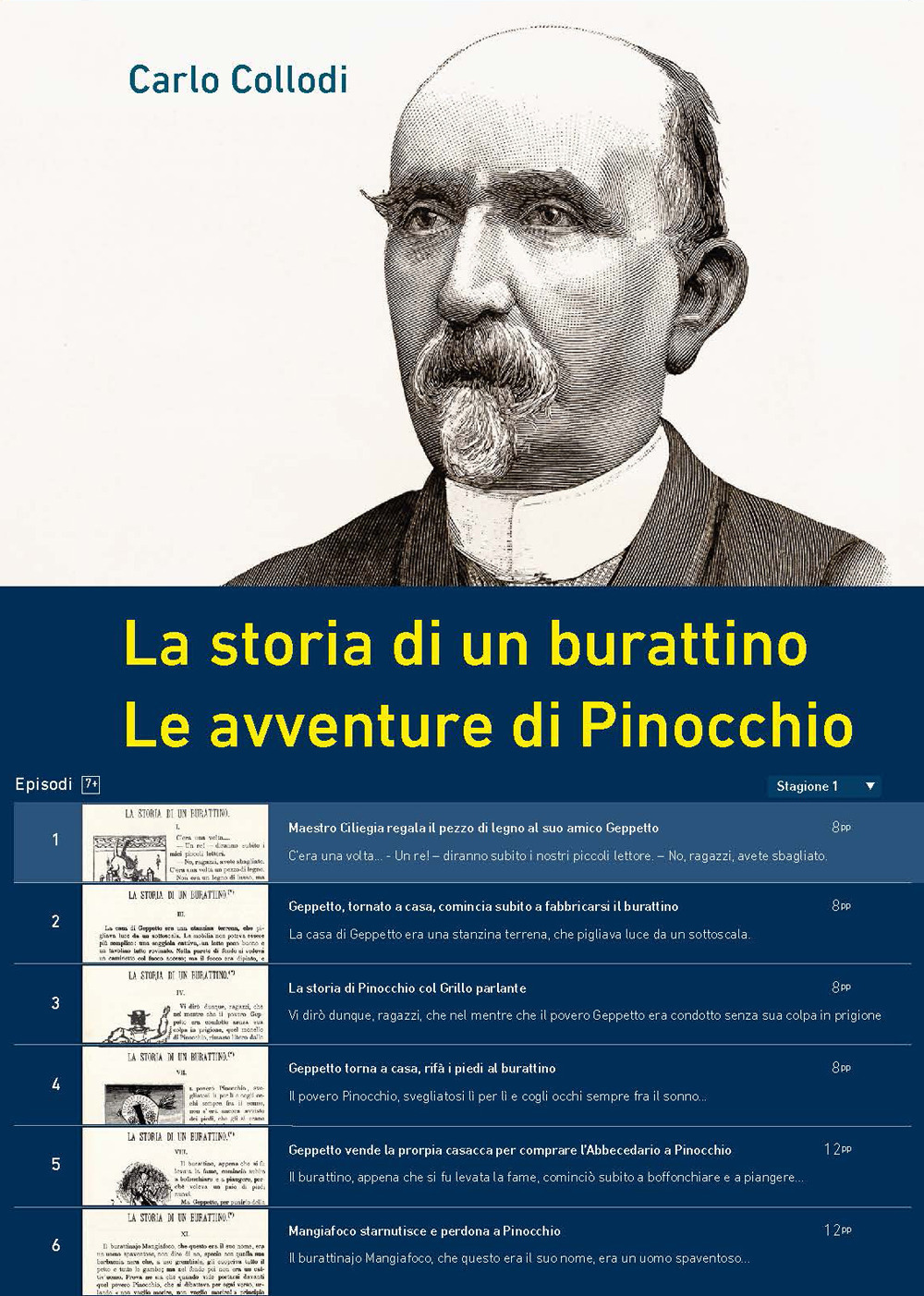 La storia di un burattino. Le avventure di Pinocchio