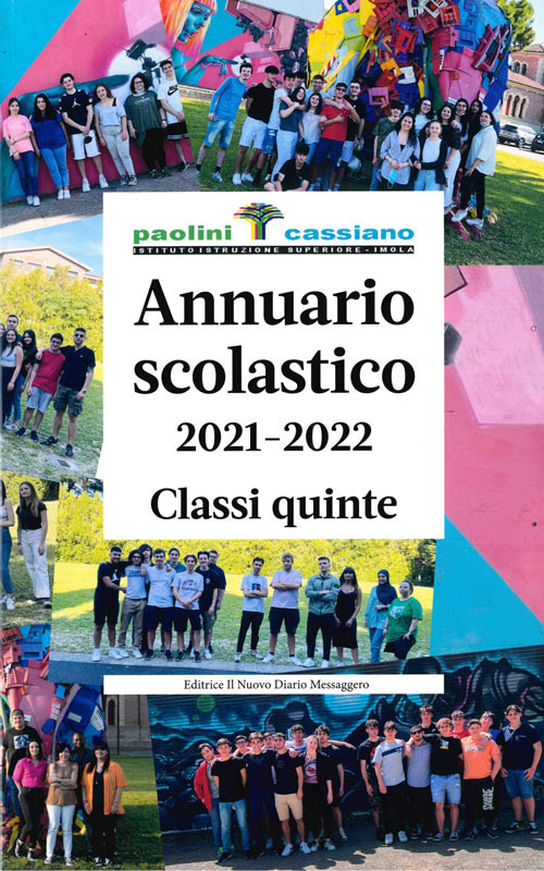 Annuario scolastico 2021-2022 Classi quinte. Istituto Paolini Cassiano