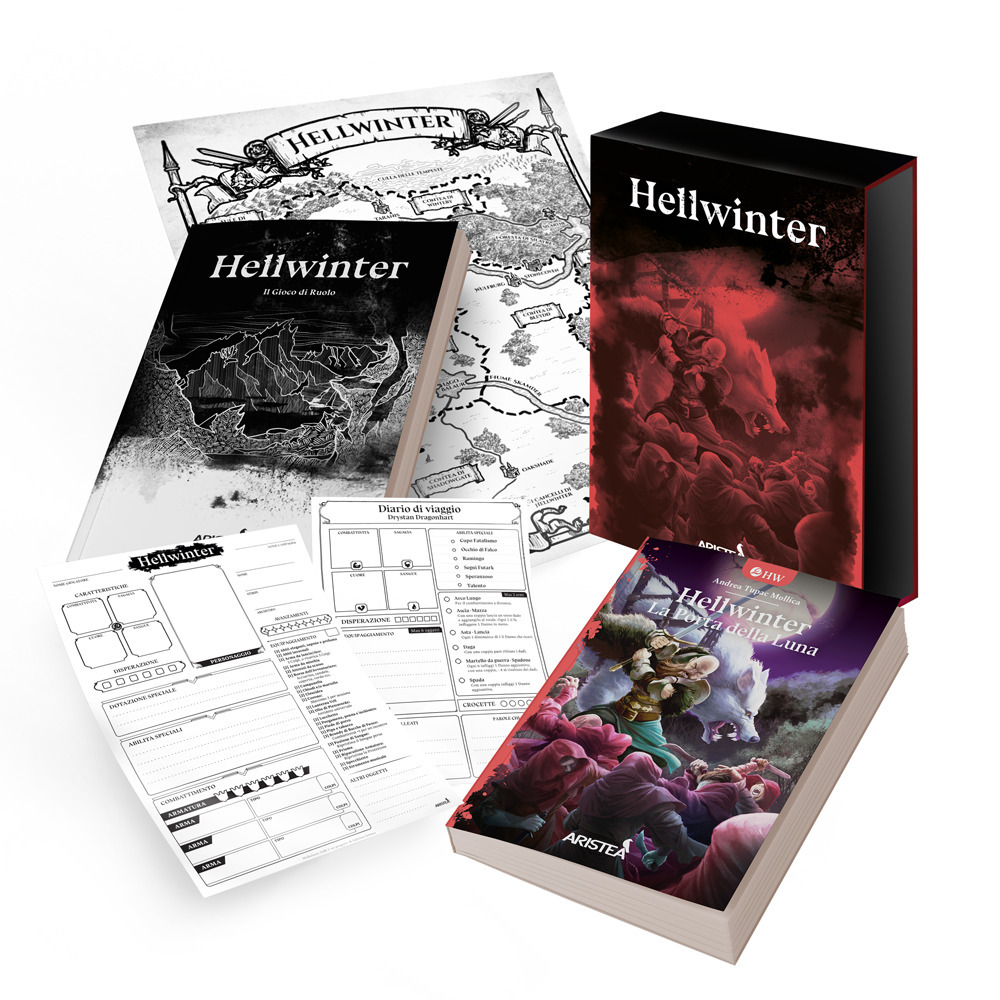 Hellwinter. La Porta della Luna. Con box, mappa e scheda del personaggio