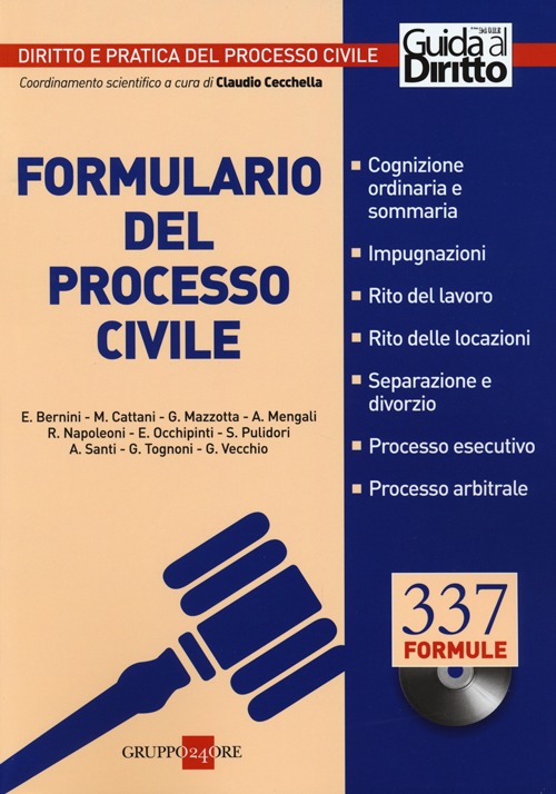 Formulario del processo civile. Con CD-ROM