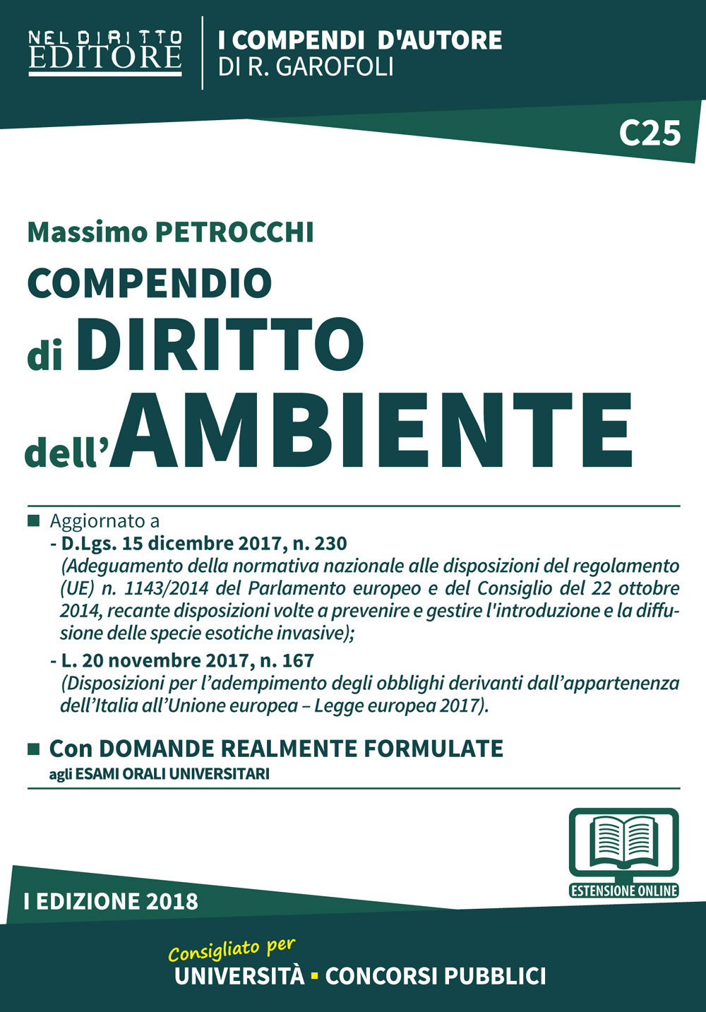 Compendio di diritto dell'ambiente