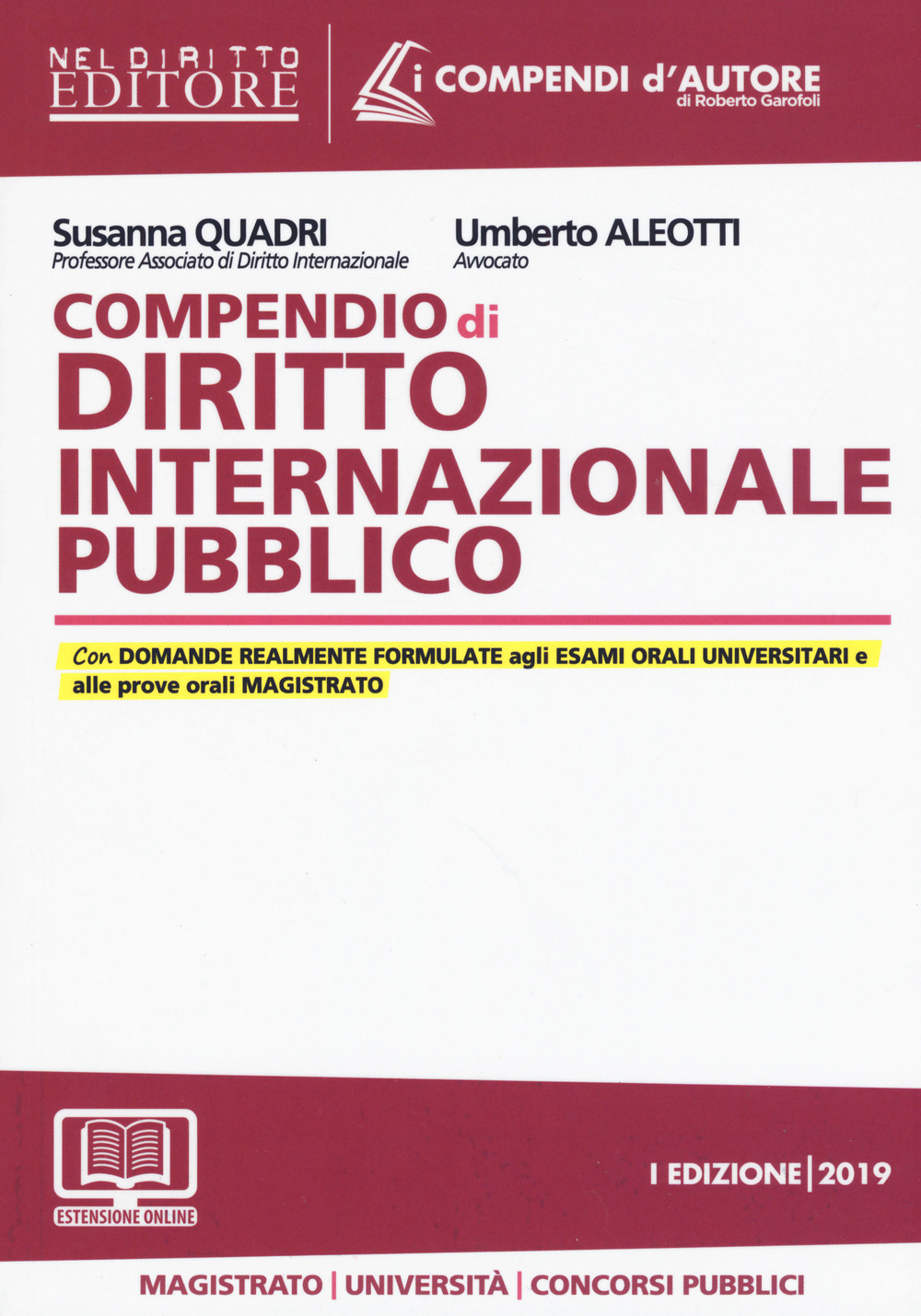 Compendio di diritto internazionale pubblico. Con aggiornamento online