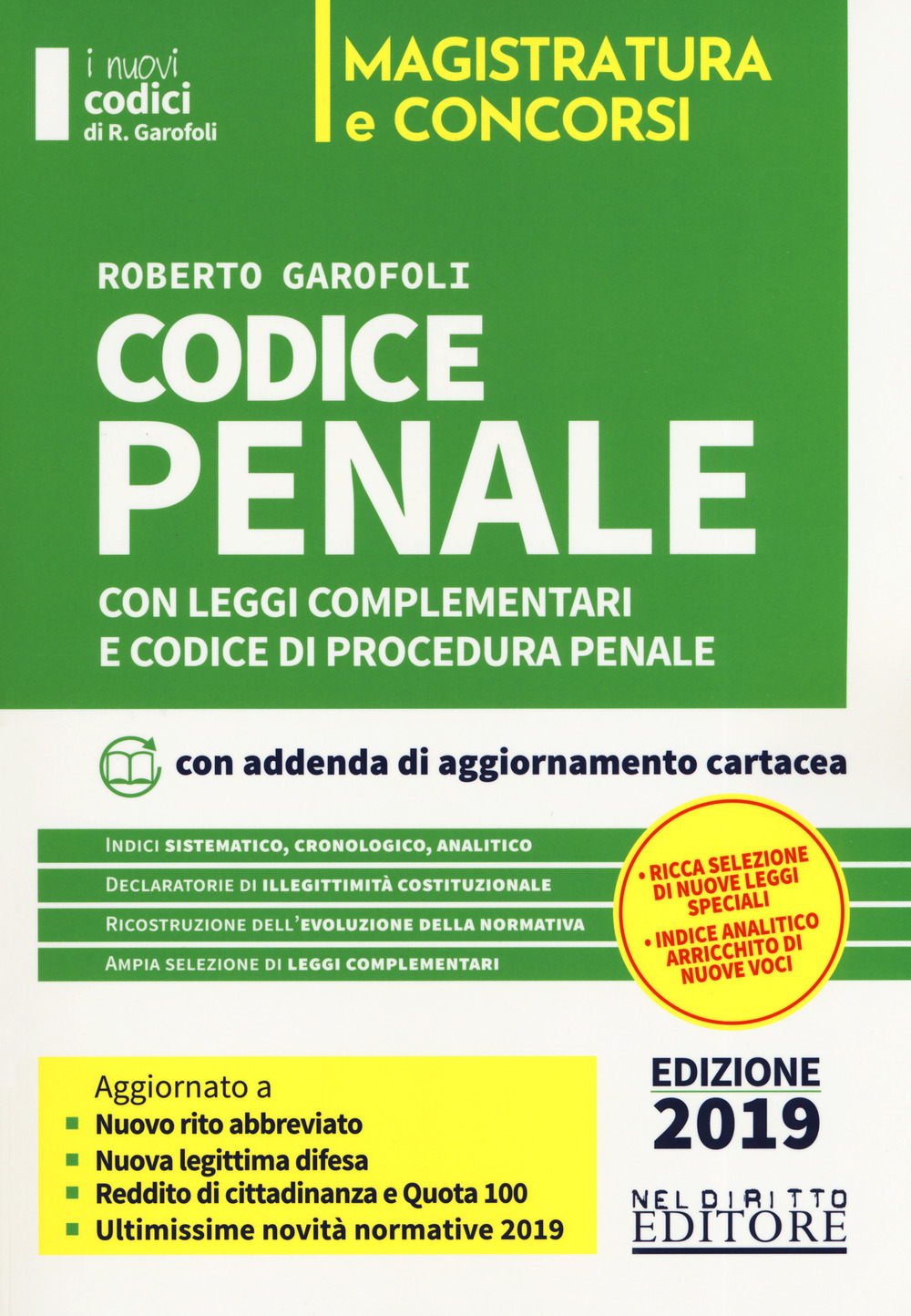 Codice penale con leggi complementari e codice di procedura penale